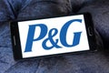 Procter & Gamble , P&G company logo Royalty Free Stock Photo