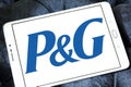 Procter & Gamble , P&G company logo Royalty Free Stock Photo