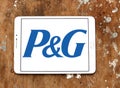 Procter & Gamble , P&G company logo Royalty Free Stock Photo