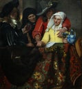 The Procuress by Dutch golden age painter Johannes Vermeer