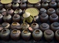 Produce soy sauce in tradition village at Hungyen province, Vietnam, this is a handicraft part 31 Royalty Free Stock Photo