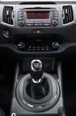 Kia Sportage driver seat interior view Royalty Free Stock Photo