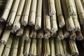 Producing fiberglass rods - manufacture of composite reinforcement Royalty Free Stock Photo