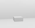Product background, white box, cube, 3d