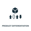 Product Differentiation icon. Creative element design from content icons collection. Pixel perfect Product Differentiation icon