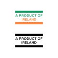 A product of Ireland stamp or seal design vector download