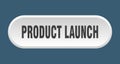 product launch button. rounded sign on white background Royalty Free Stock Photo