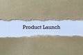 Product launch on paper