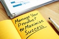 The product life cycle. Manage your product to maximize success Royalty Free Stock Photo