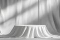 Product Podium - Cloth Background Royalty Free Stock Photo