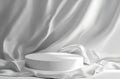 Product Podium - Cloth Background Royalty Free Stock Photo