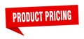 product pricing banner. product pricing speech bubble.