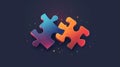product quality integration, illustration of two puzzle pieces seamlessly interlocking to symbolize the consistency and