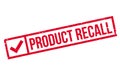 Product Recall rubber stamp