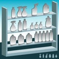 Product Shelf Royalty Free Stock Photo