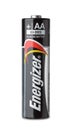 Product shot of Energizer AA alkaline battery