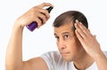 product to stop hair loss Royalty Free Stock Photo