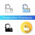 Production automation icon