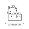 Production automation pixel perfect linear icon