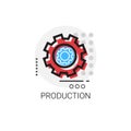 Production Cog Wheel Business Industry Icon