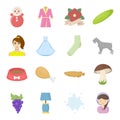 Production, ecology, trekking and other web icon in cartoon style. leisure, business, shopping icons in set collection.