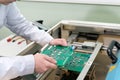 Production of electronic components at high-tech