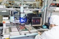 Production of electronic components at high-tech