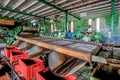 production line Inside the Glenloch Tea Factory, Nuwara Eliya Royalty Free Stock Photo