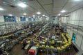 Production line at the Tillamook Cheese Factory