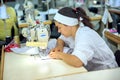Production shop of seamstresses Royalty Free Stock Photo
