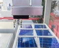 production of solar panels