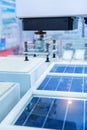 Production of solar panels