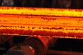 Production of steel in a steel mill - production in heavy industry