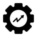 Productivity icon vector for graphic design, logo, website, social media, mobile app, UI illustration Royalty Free Stock Photo