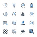 Productivity Improvement Icons Set 2 - Blue Series