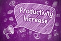Productivity Increase - Business Concept. Royalty Free Stock Photo