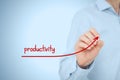 Productivity increase Royalty Free Stock Photo