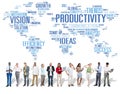 Productivity Mission Strategy Business World Vision Concept Royalty Free Stock Photo
