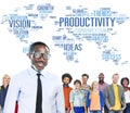 Productivity Mission Strategy Business World Vision Concept