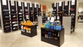 Products for beauty and body care. Perfumes. Shop shelves