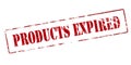 Products expired