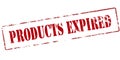 Products expired