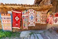 Products of folk craftsmen of the Bulgarian mountain village Zheravna Royalty Free Stock Photo