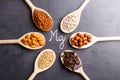 Products rich in magnesium