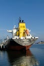 Products Tanker in operations at the Oil Terminal