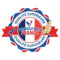 Produit en France, Qualite Superieure - icon Royalty Free Stock Photo