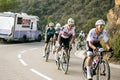 Profesional cyclist peloton during stage 1 at La Volta Catalunya 2024.