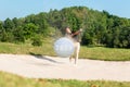 Profession asian Golfer hitting golf ball out of a sand trap to New year 2020 for new healthy and life. The golf course is on the Royalty Free Stock Photo