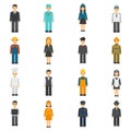 Profession Flat Avatars Set Royalty Free Stock Photo