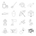 Profession, medicine, travel and other web icon in outline style.alcohol, plumbing, wedding icons in set collection.